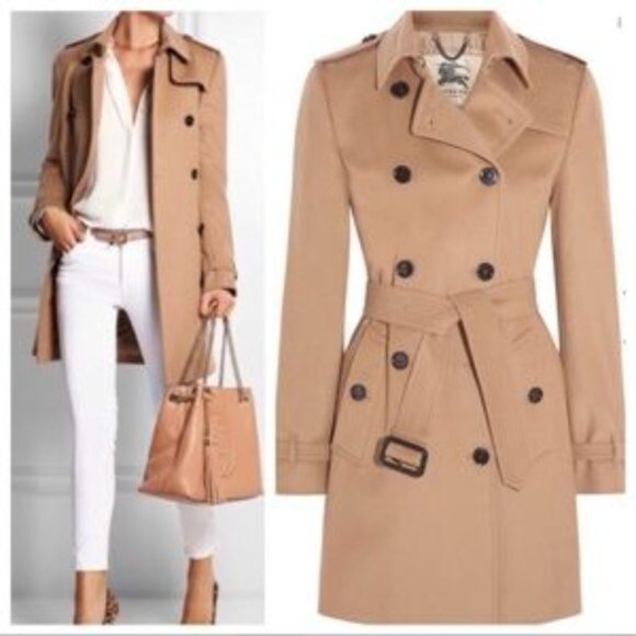 BURBERRY wool-cashmere trench coat - Picture 11 of 13
